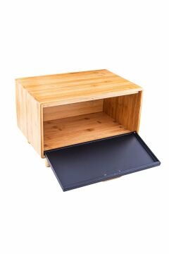 Ruby - Ekmek Saklama Kabı Siyah Desenli