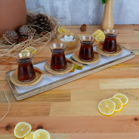 Kangura - Dikdörtgen Tepsi Limon Büyük