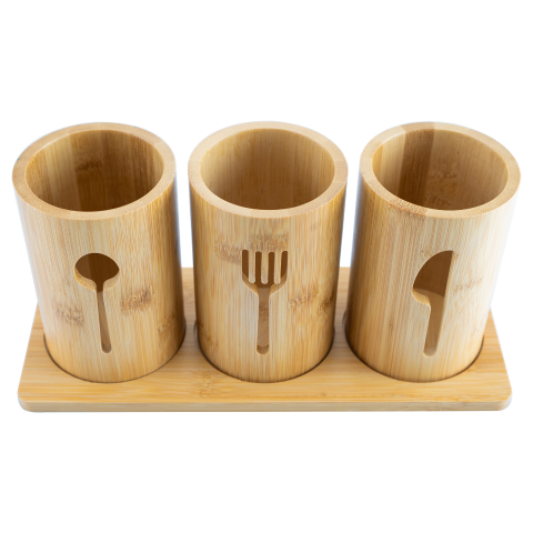 Miccho - 4 Parça Standlı Kaşıklık Yuvarlak