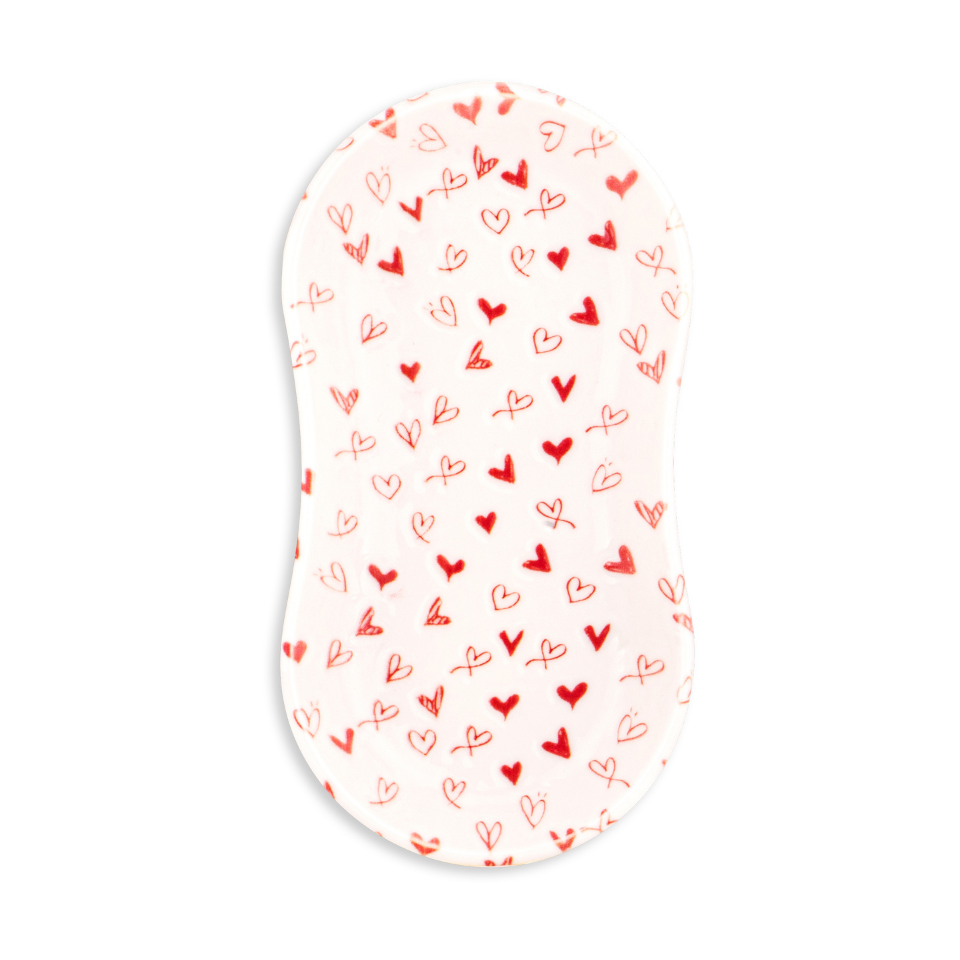 Pera Love - 19 Cm Oval Kayık Tabak