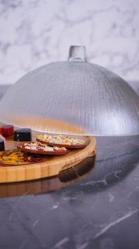 Kuga - Cam Kapaklı Kek Fanusu 30 cm