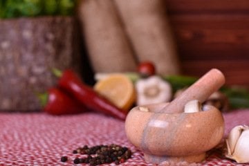 Mortero - Mermer Havan Sarı