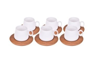 Ottoman - 6 Kişilik Kahve Fincan Takımı Sade