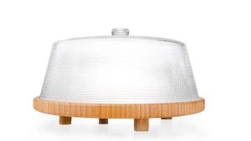 Hira - Cam kapaklı Kek Fanusu 30 cm