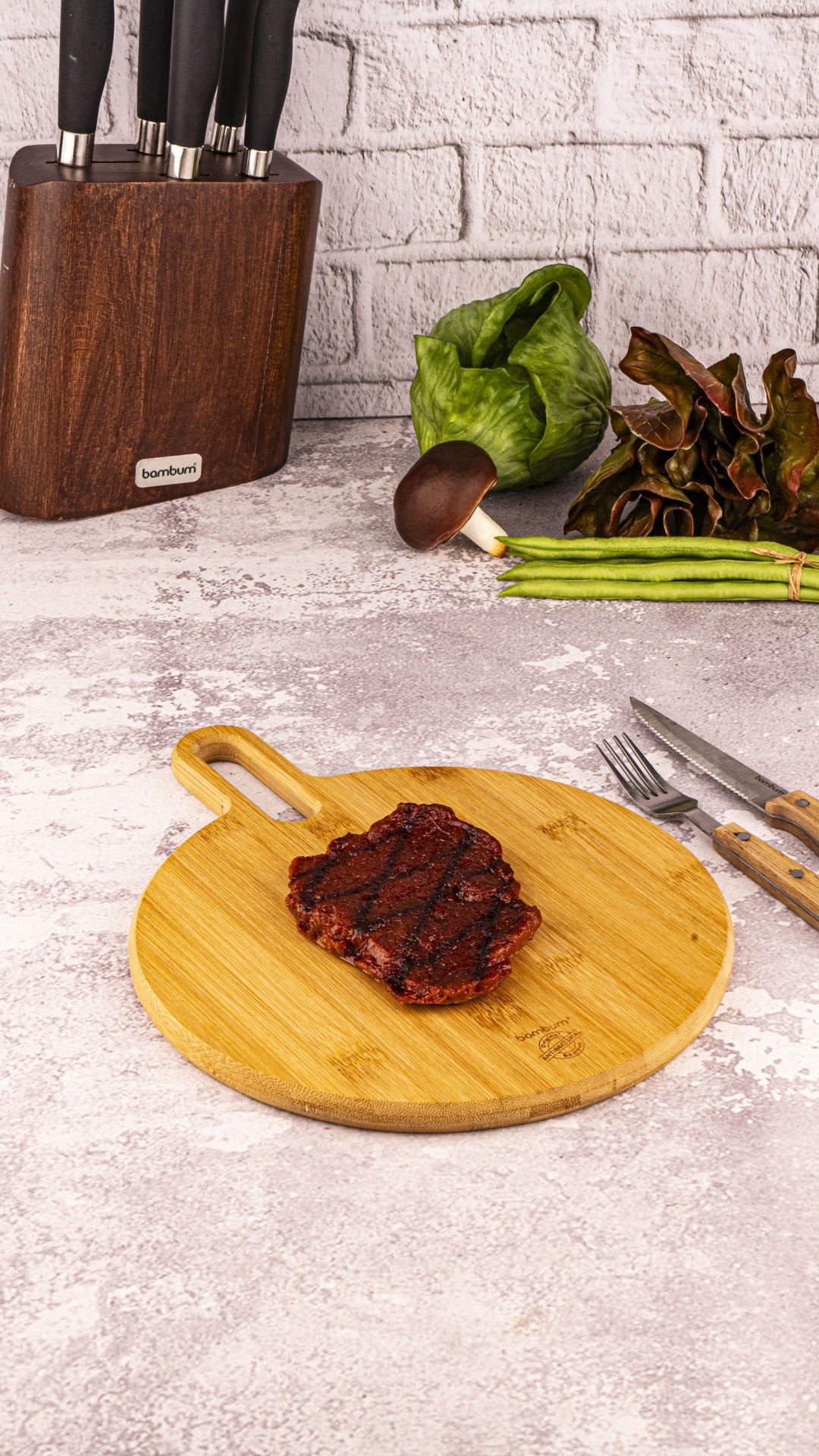 Bild Kesme & Sunum Tahtası Yuvarlak