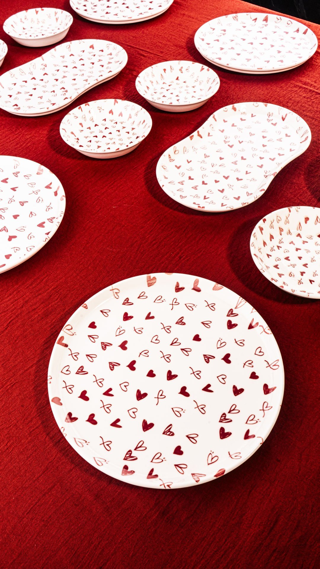 Pera Love - 14 Parça Porselen Kahvaltı Takımı