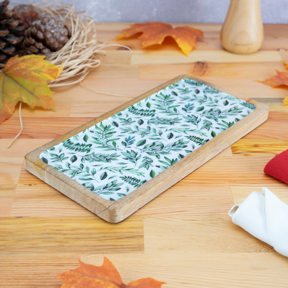 Kangura - Dikdörtgen Tepsi Yaprak Küçük