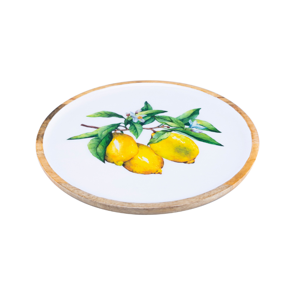 Kangura - Yuvarlak Tepsi Limon Büyük