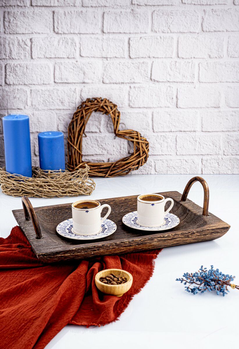 Beris - Kulplu Tepsi Dikdörtgen Büyük