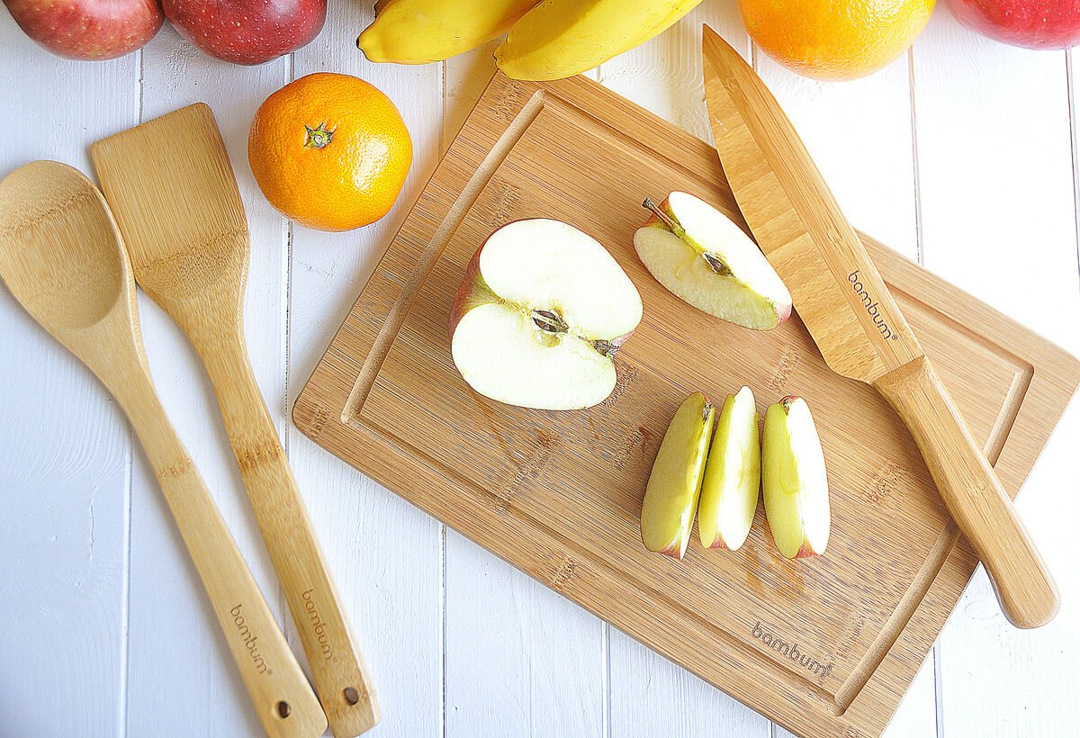 Tofu - 4 Parça Bambu Mutfak Seti