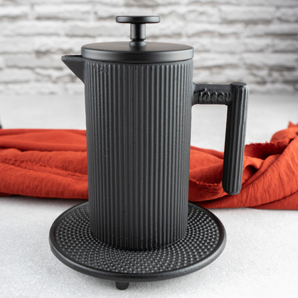 Linden - Döküm  French Press 350 ml Siyah