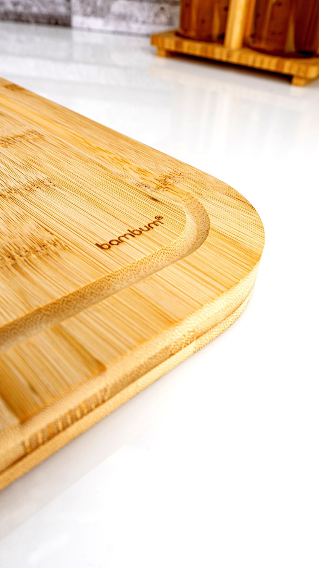 Zoe  Çelik Kulplu Kesme Tahtası