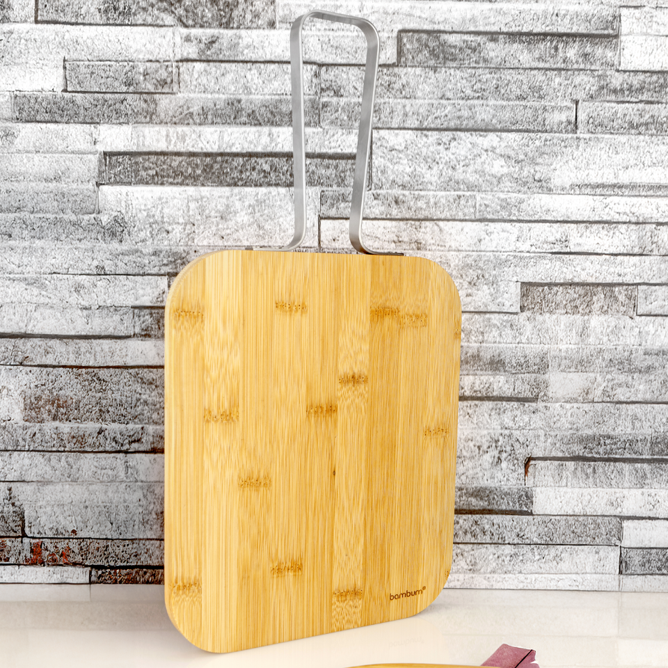 Zoe - Çelik Saplı Kesme Tahtası Küçük