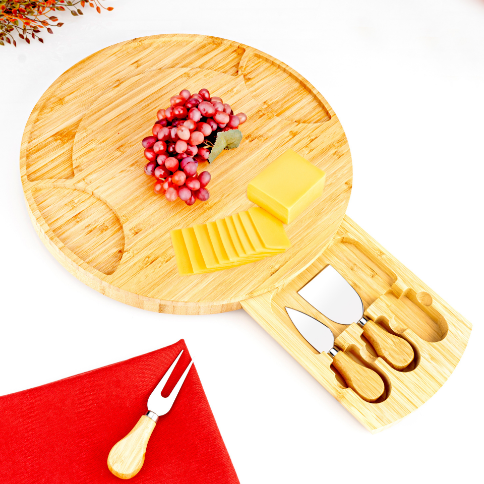 Oasis - 4 Parça Ayaklı Peynir Sunum Tabağı