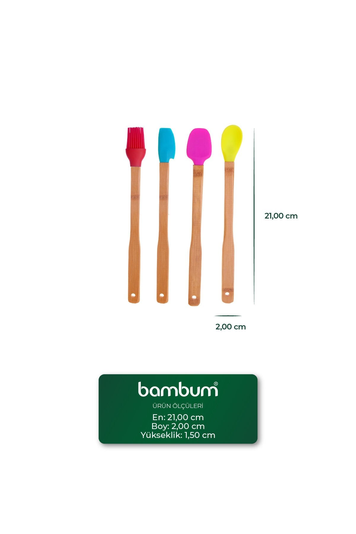 Zolly - 4'lü Spatula Seti Büyük