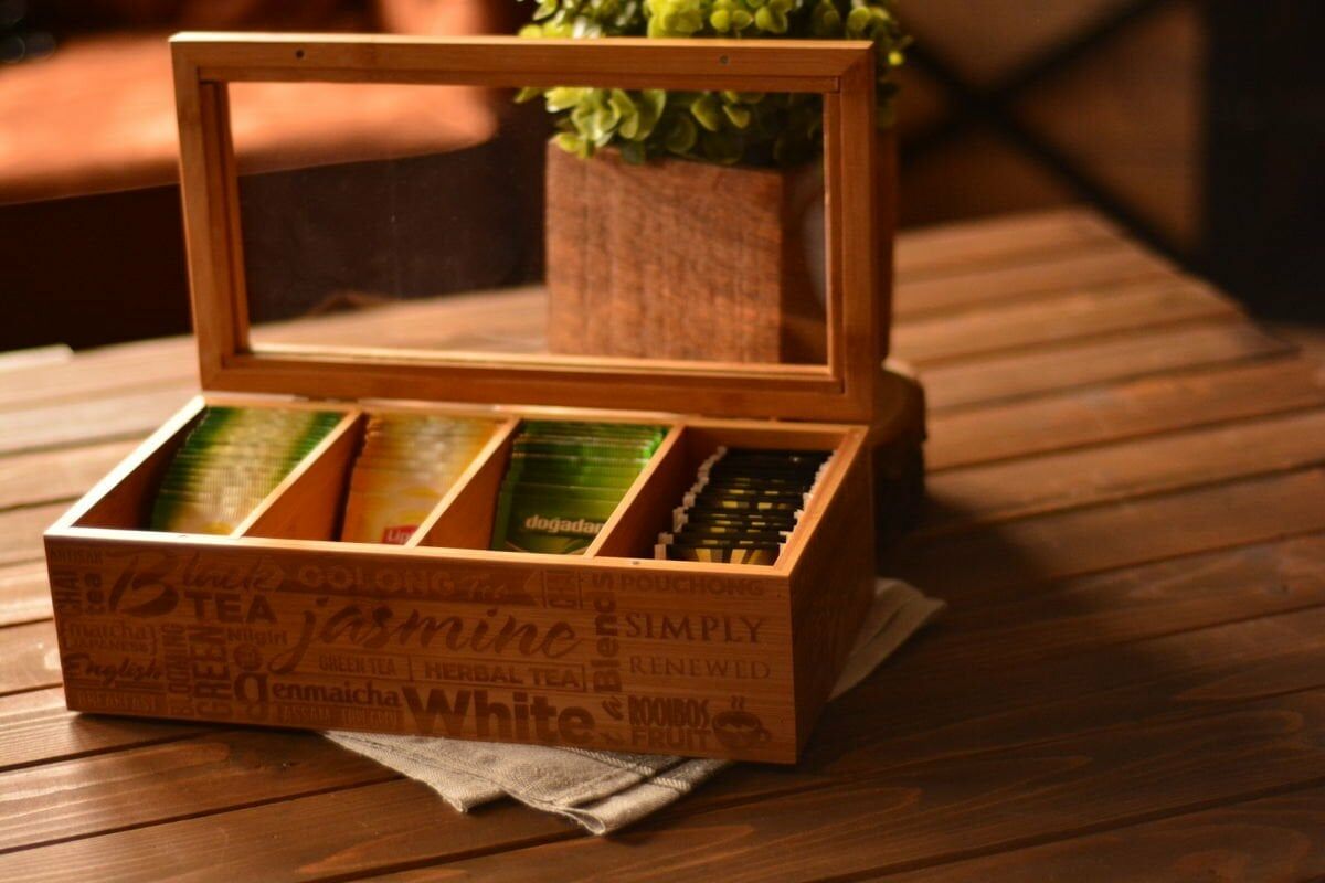 Jansen - 4 Bölmeli Çay Kutusu