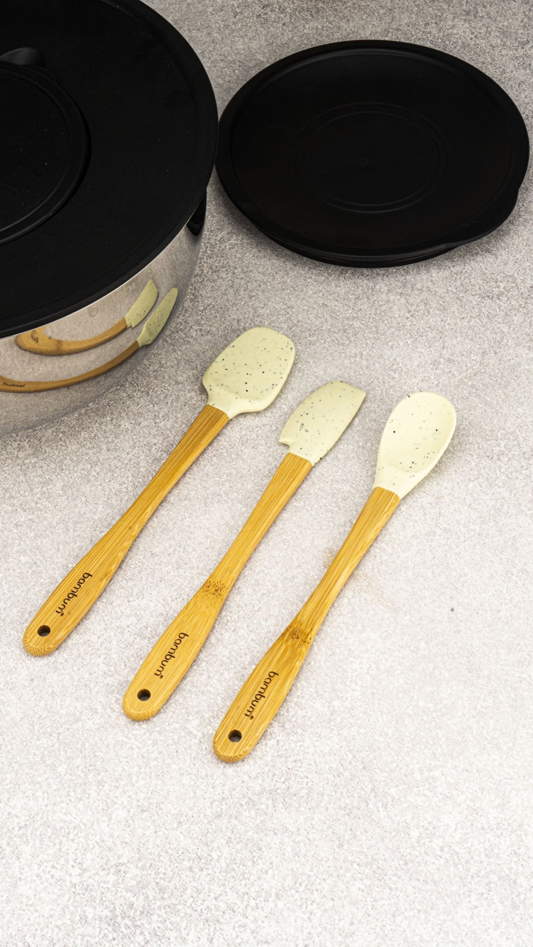 Zolly - 3’lü Spatula Seti Beyaz