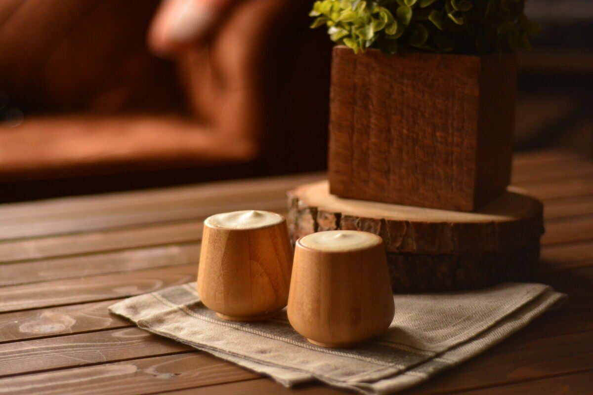 Gento - 2'li Bambu Bardak 100 ml