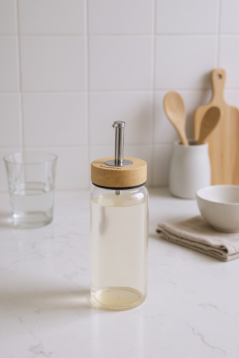 Mima - Bambu Kapaklı Yağdanlık 300ml