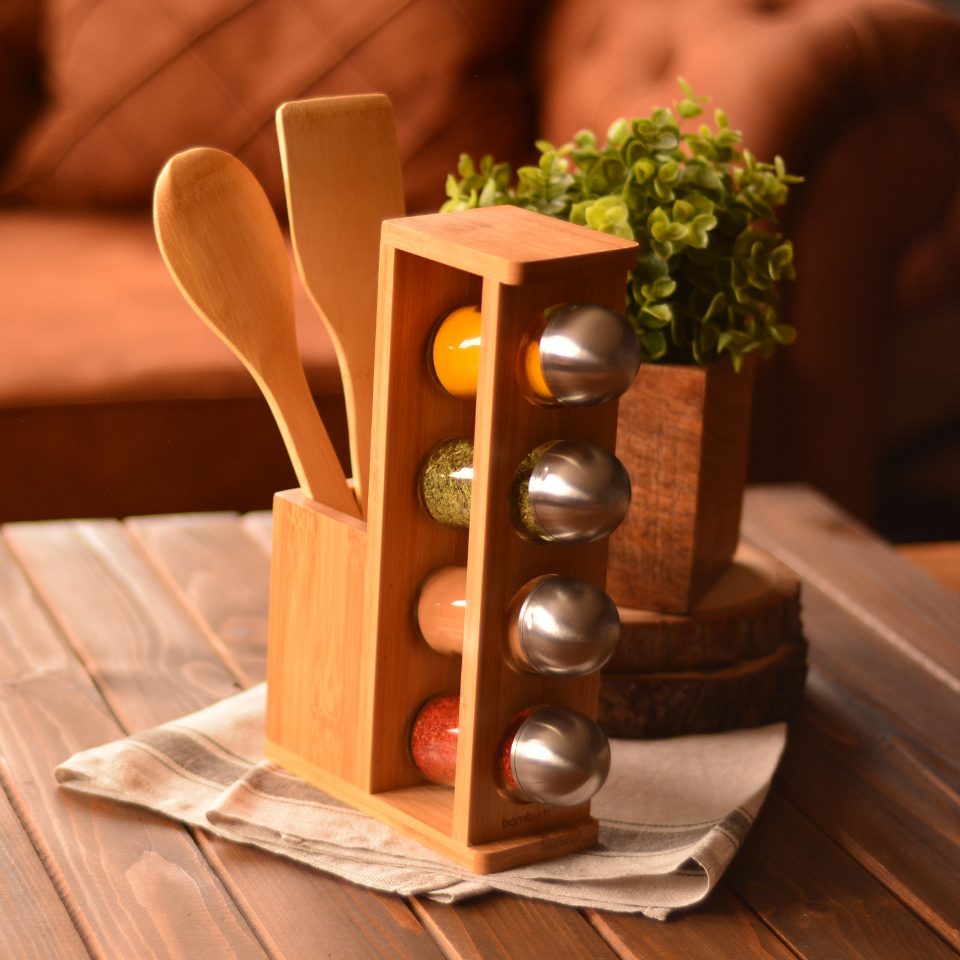 Sital - Kaşıklıklı 4'lü Baharatlık