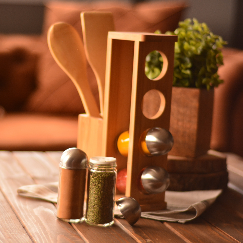 Sital - Kaşıklıklı 4'lü Baharatlık