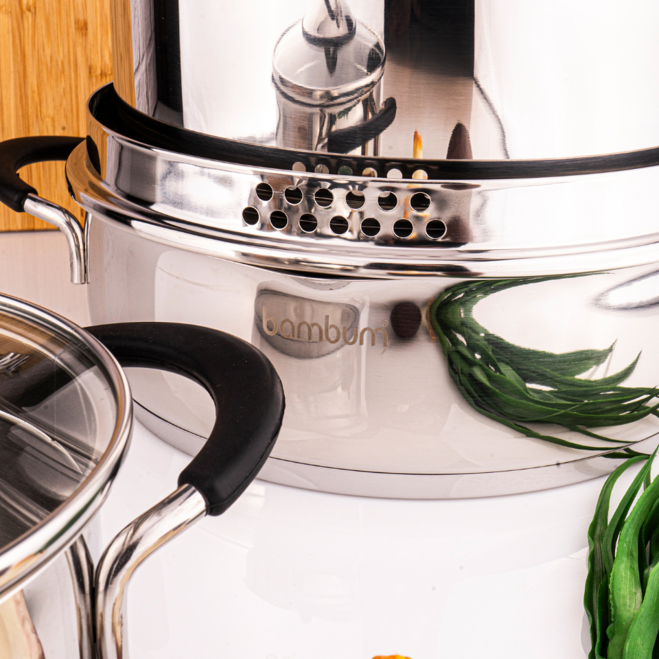 Stellar - 8 Parça Çelik Tencere Seti