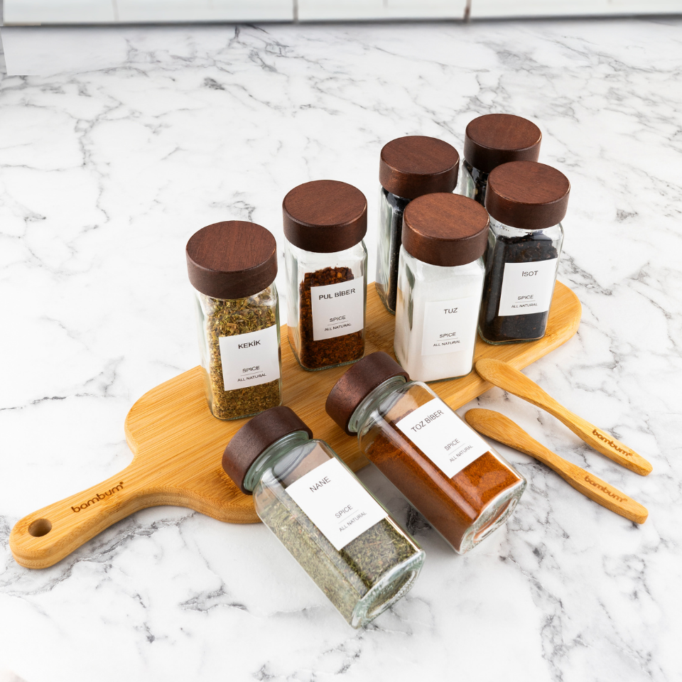 Ping - Akasya Kapaklı 12'li Baharatlık Seti