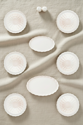 Royal - 28 Parça Yemek Takımı Beyaz