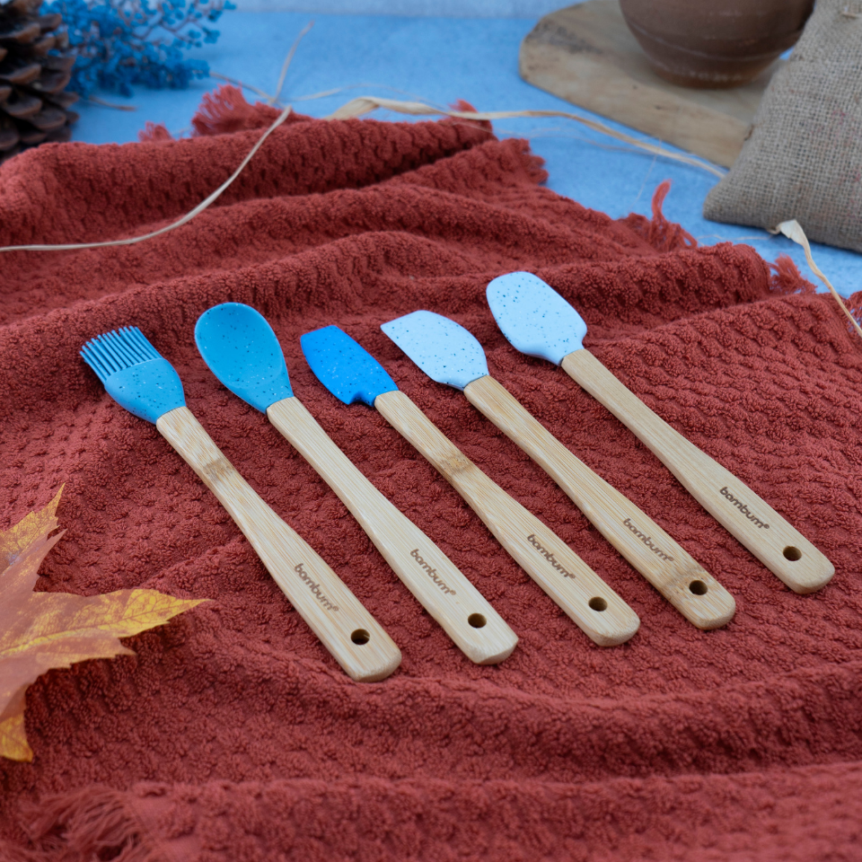 Zolly - 5’li Spatula Seti Mavi