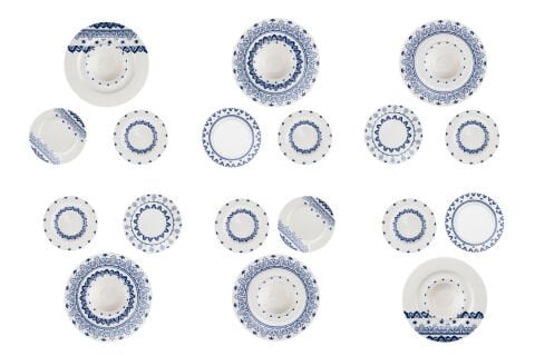 Moderna - 24 Parça Yemek Takımı Maku