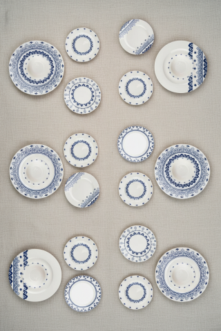 Moderna - 24 Parça Yemek Takımı Maku