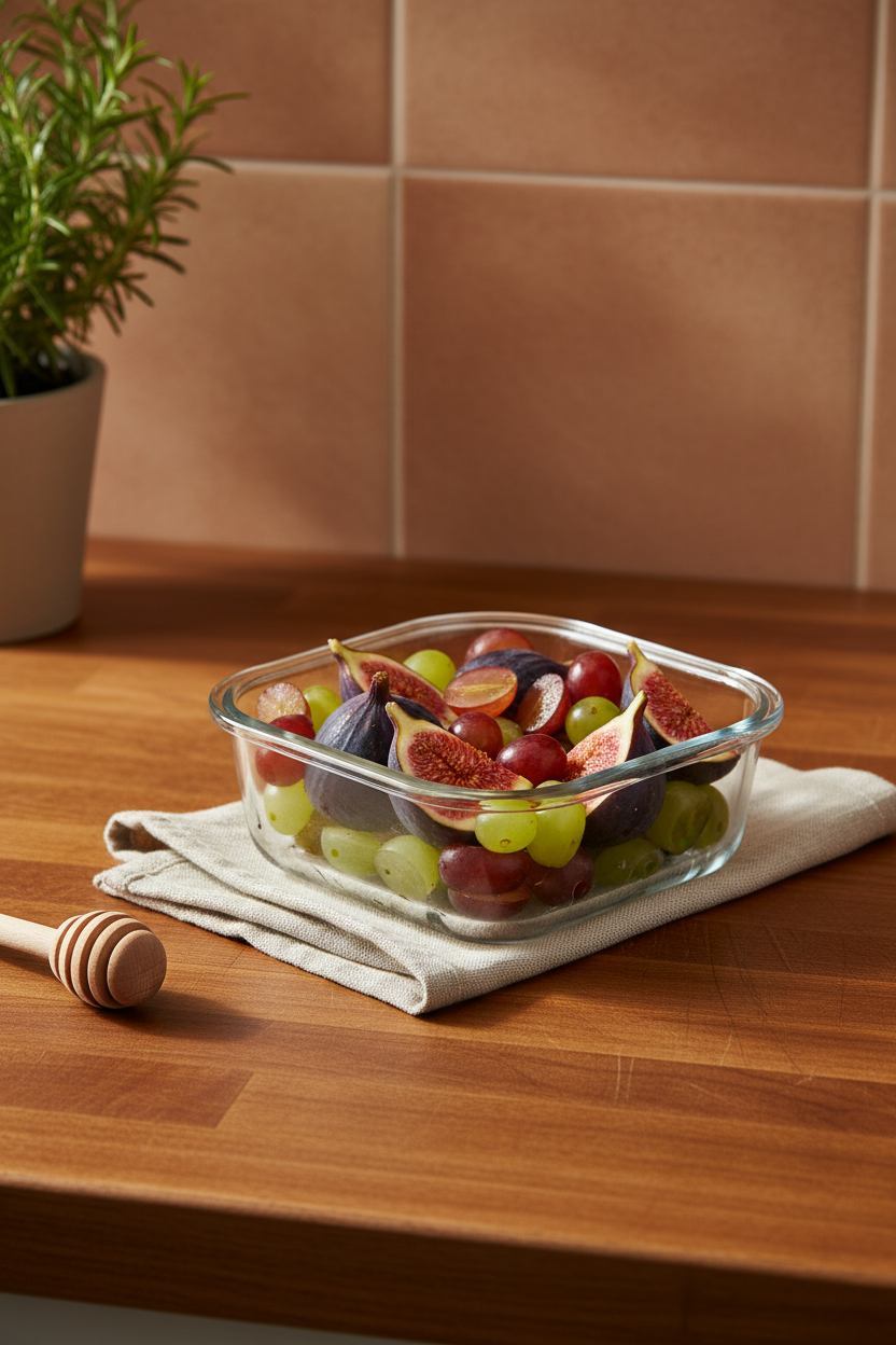 Patina - Kare Kilitli Cam Saklama Kabı 800 ml