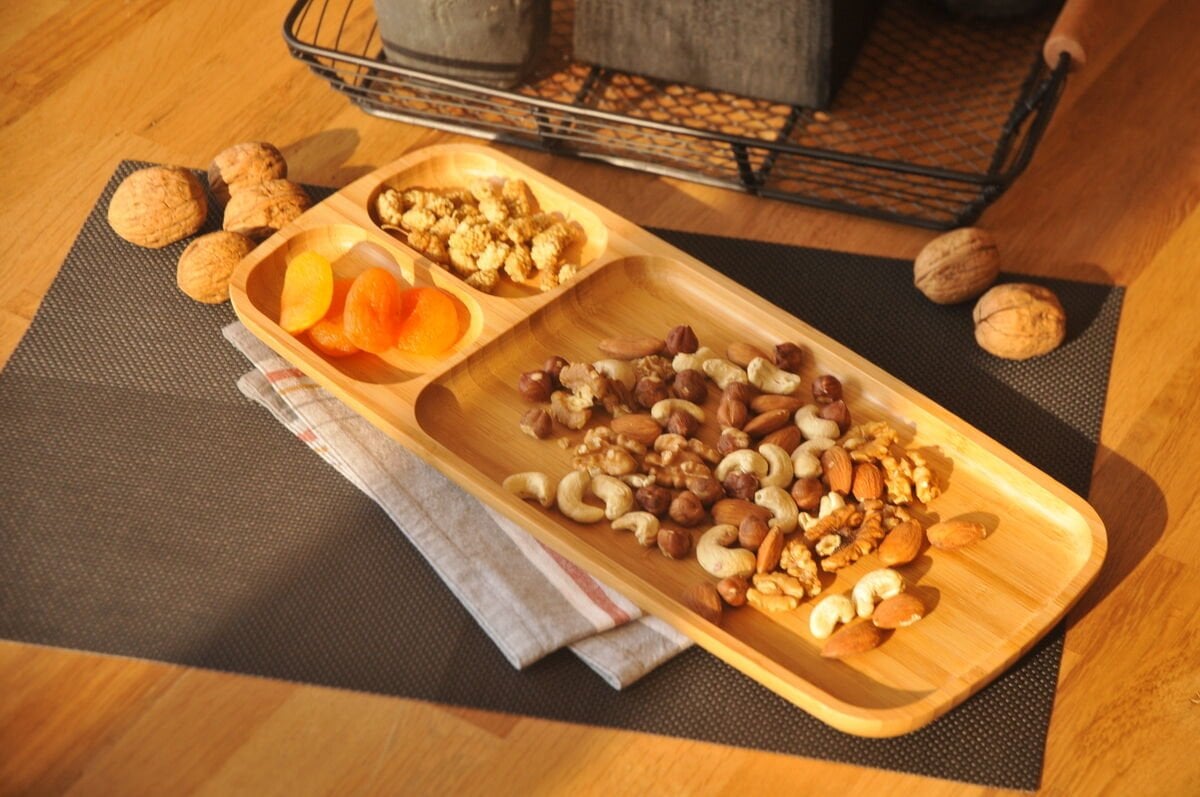 Flia - 3 Bölmeli Servis Tabağı - Büyük