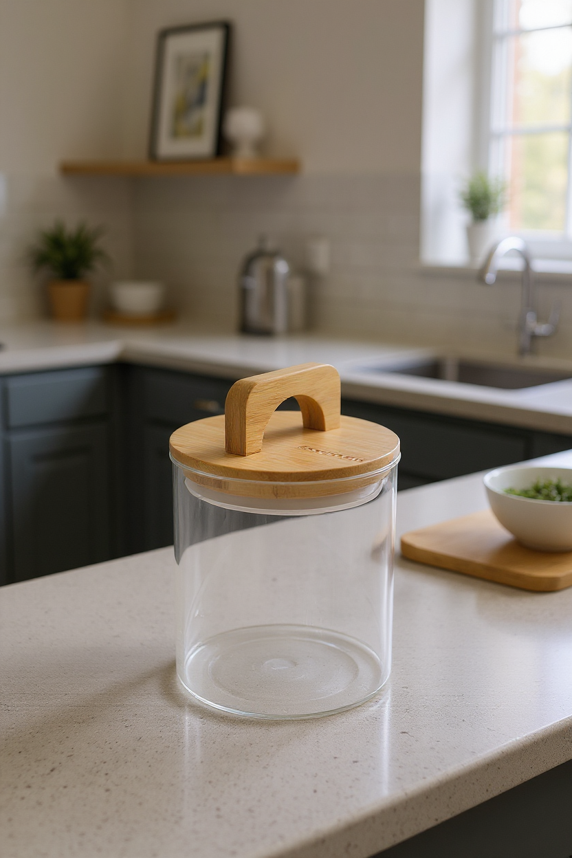 Ciri - Bambu Kapaklı Baharatlık 12 cm