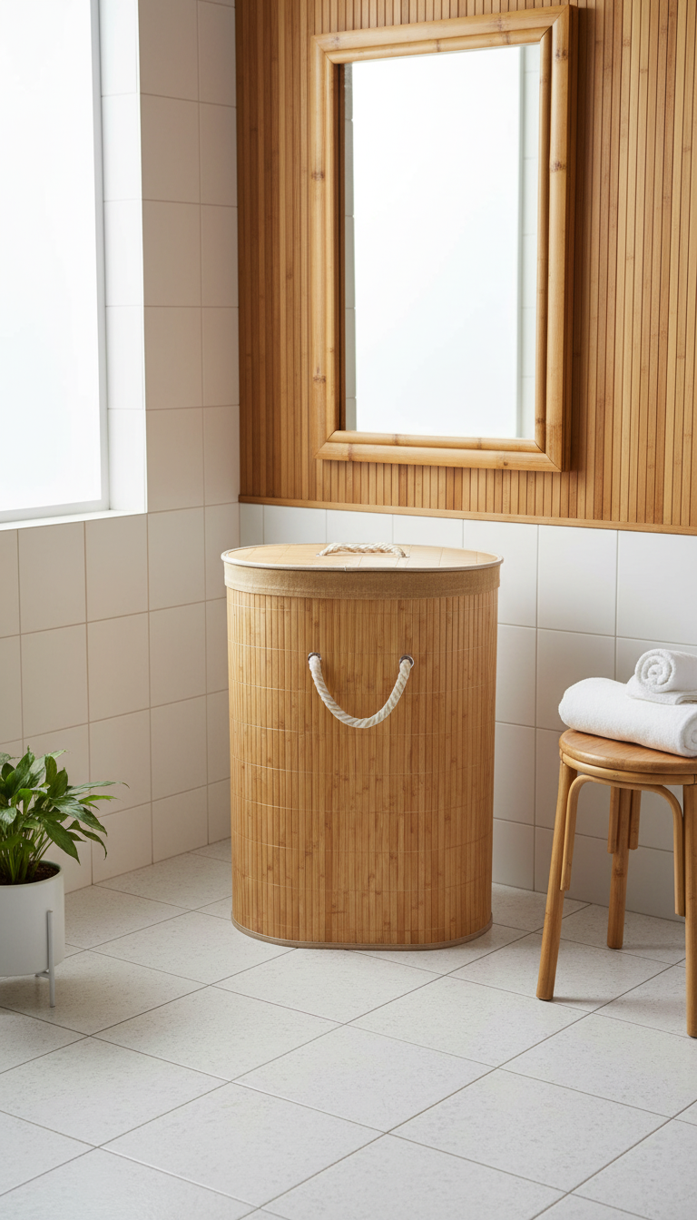 Linen - Çamaşır Sepeti Oval