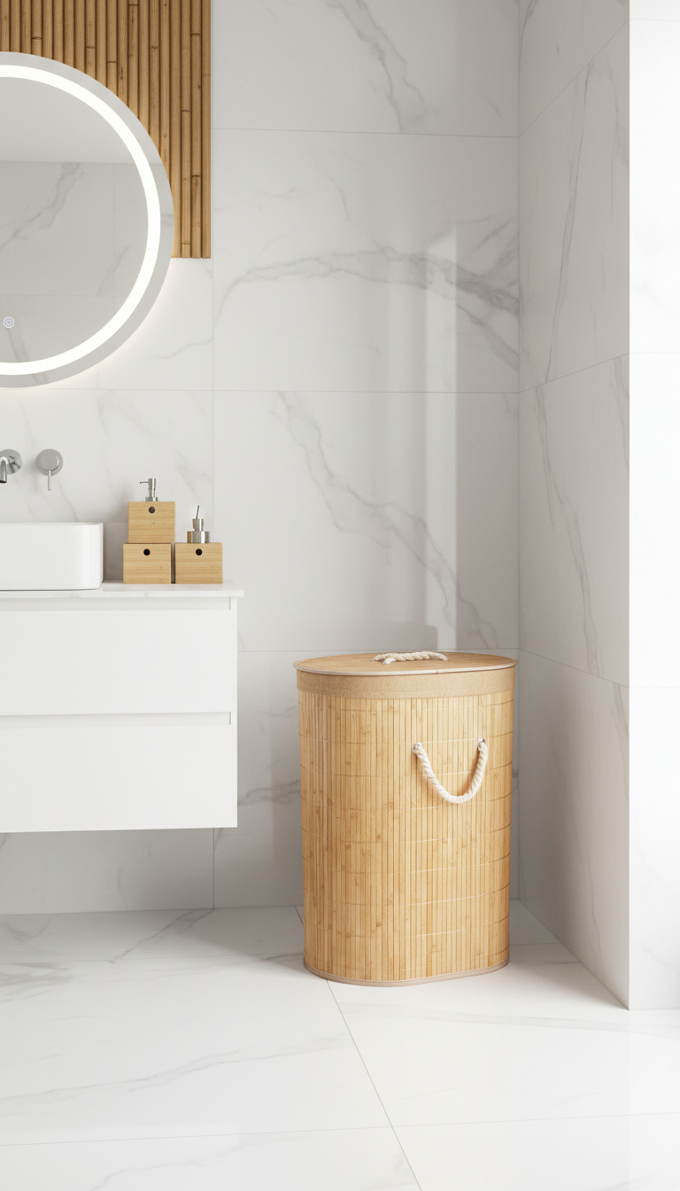 Linen - Çamaşır Sepeti Oval