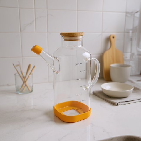 Petto - Bambu Kapaklı Yağdanlık 800ml