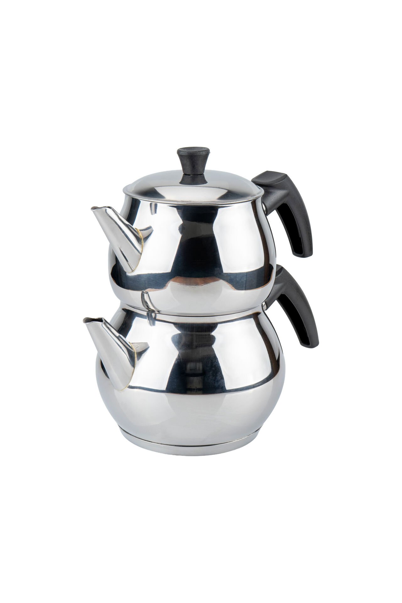 Velantra - Çelik Çaydanlık Takımı Siyah