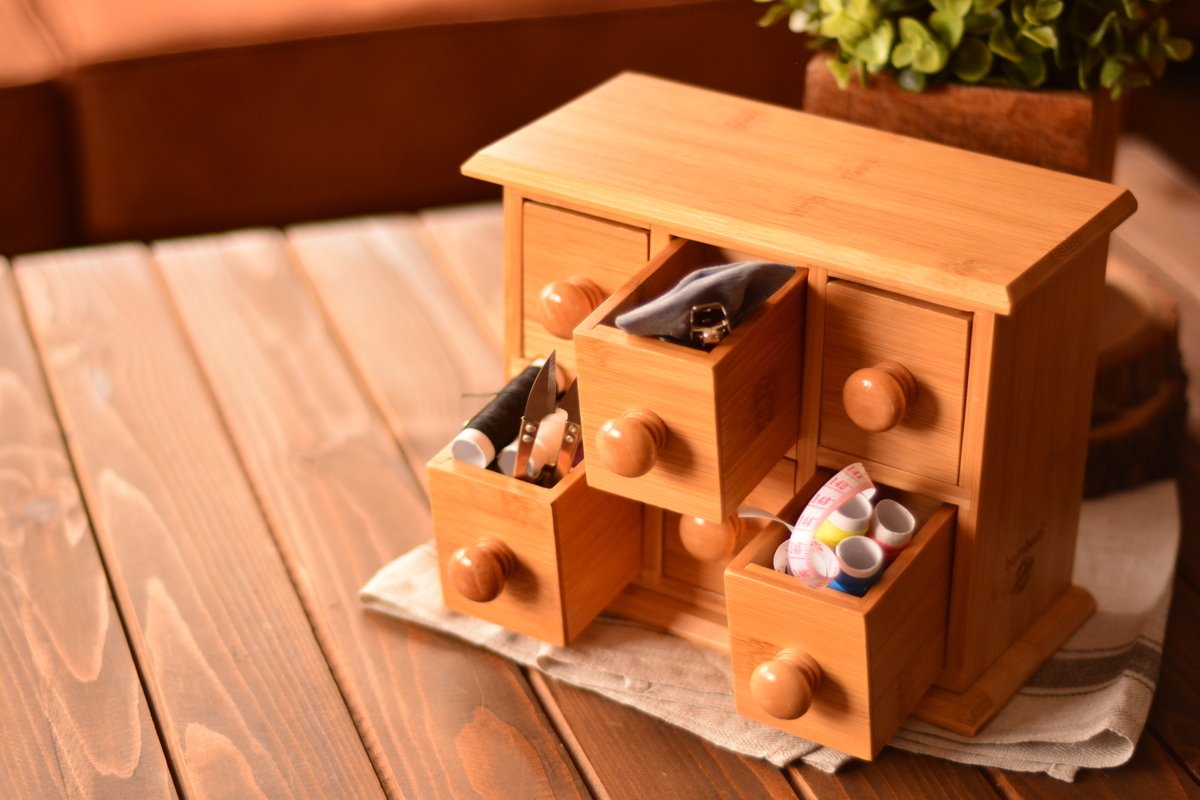 Kalde - 6 Bölmeli Saklama Kutusu