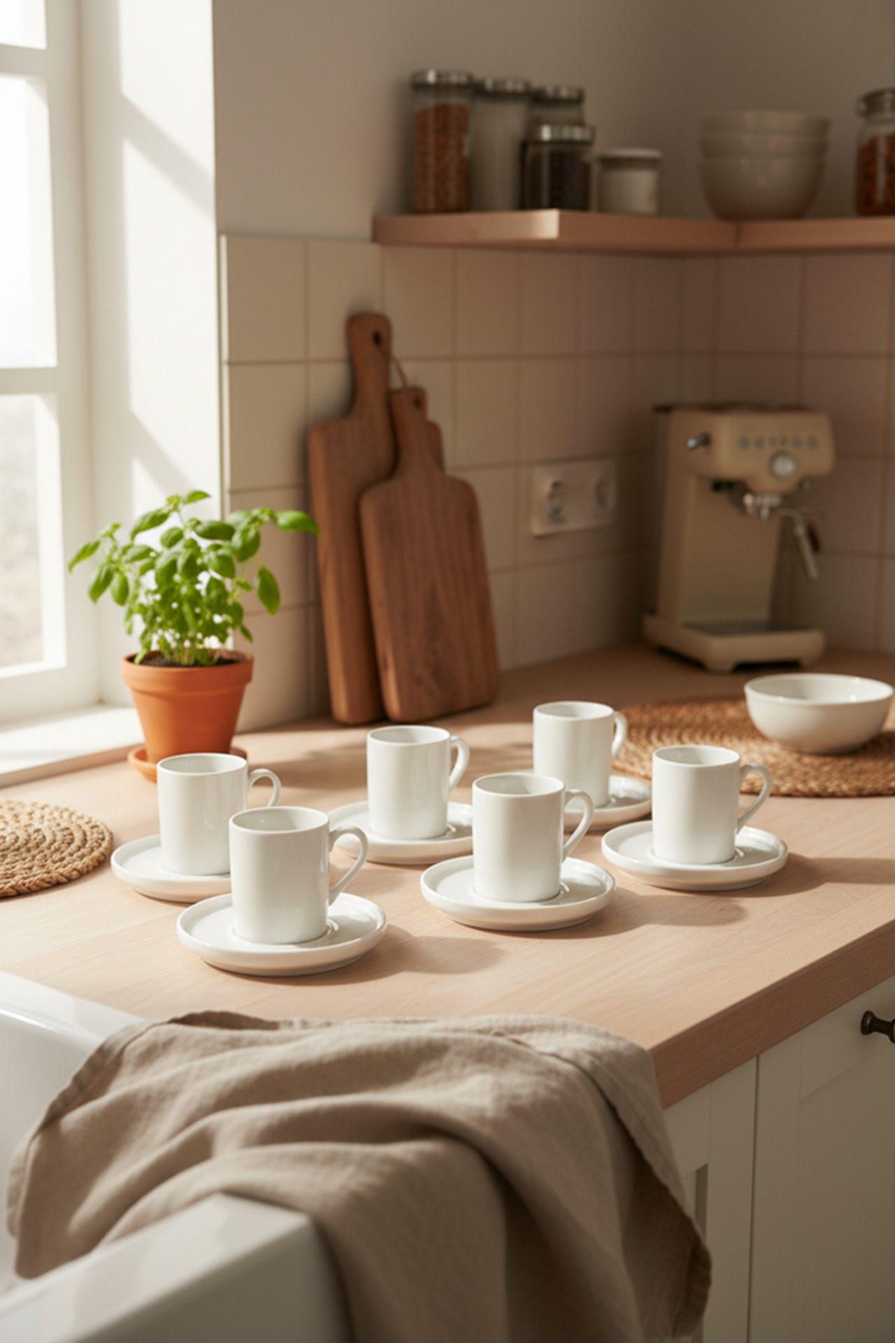 Aden - 6 Kişilik Kahve Fincan Takımı