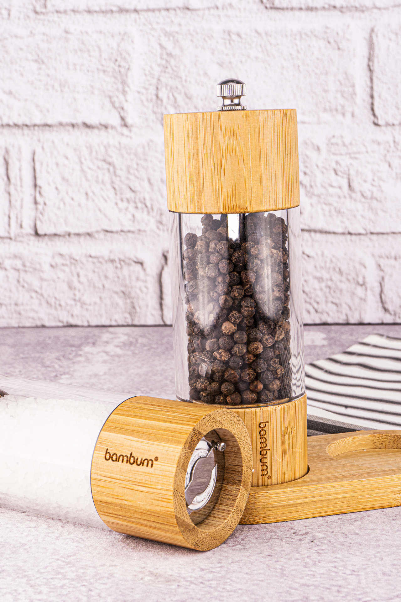 Pepper - 2'li Tuz & Karabiber Öğütücü Set