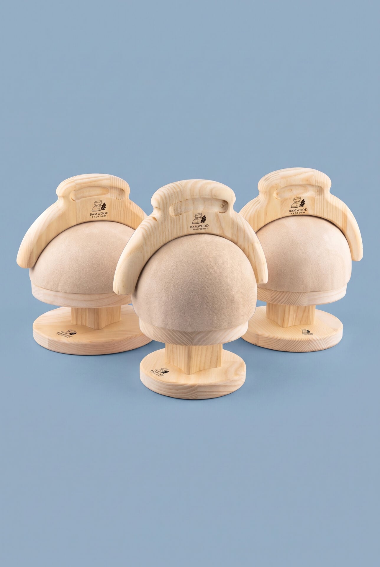 Bamwood Proform Steven 12 cm 14 cm 16 cm Küre Yüksek Form 3'lü Set Ve Klaket