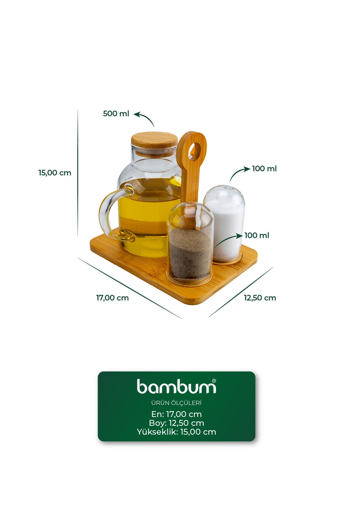 Fiora - Yağlık Sirkelik Tuzluk & Biberlik