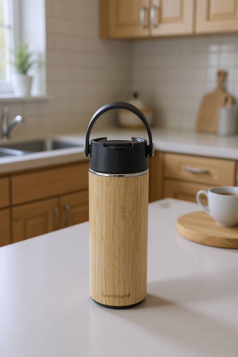 Bard - Bambu Kaplamalı Kapsül Termos 450ml