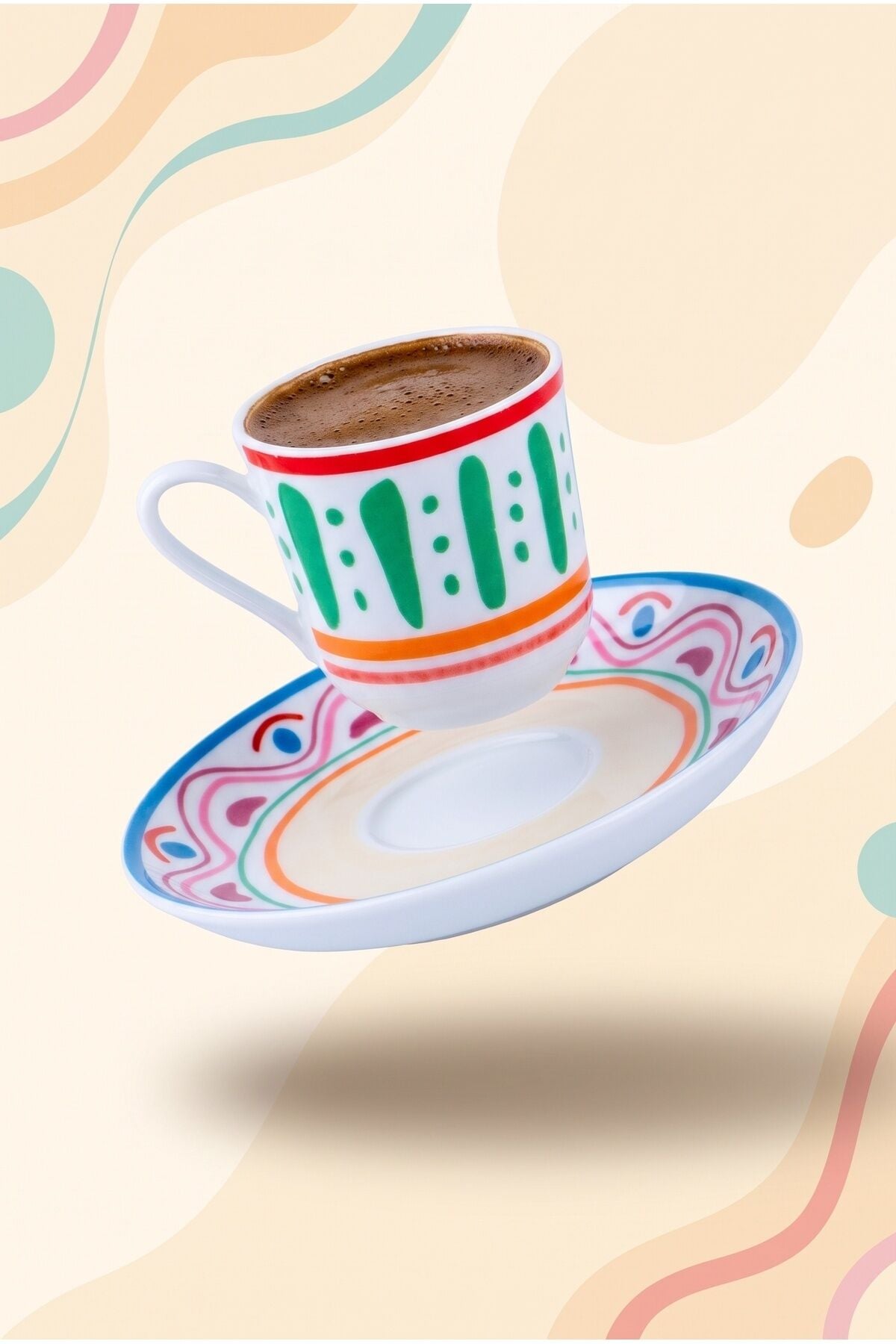 Moderna 2 Kişilik Fincan Takımı Verde