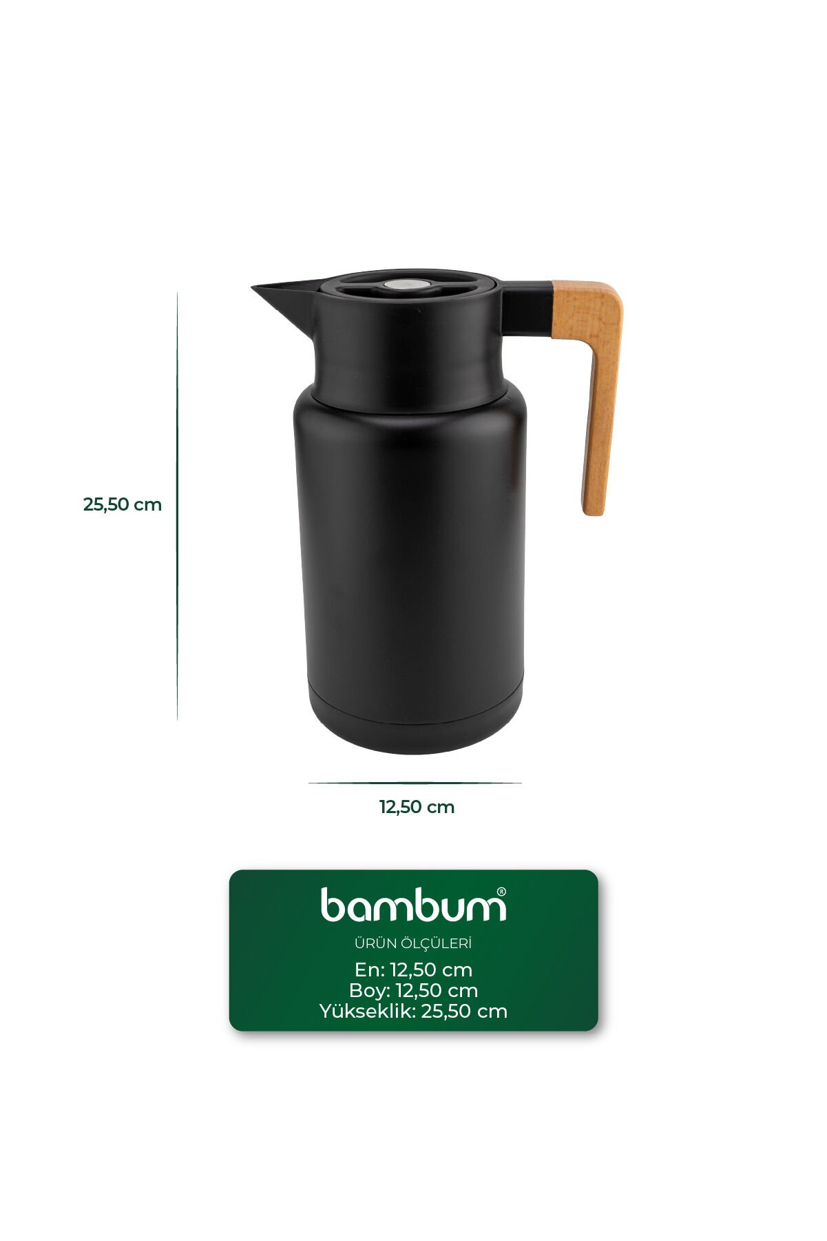 Yasuo - Çelik Termos Siyah 2.0L