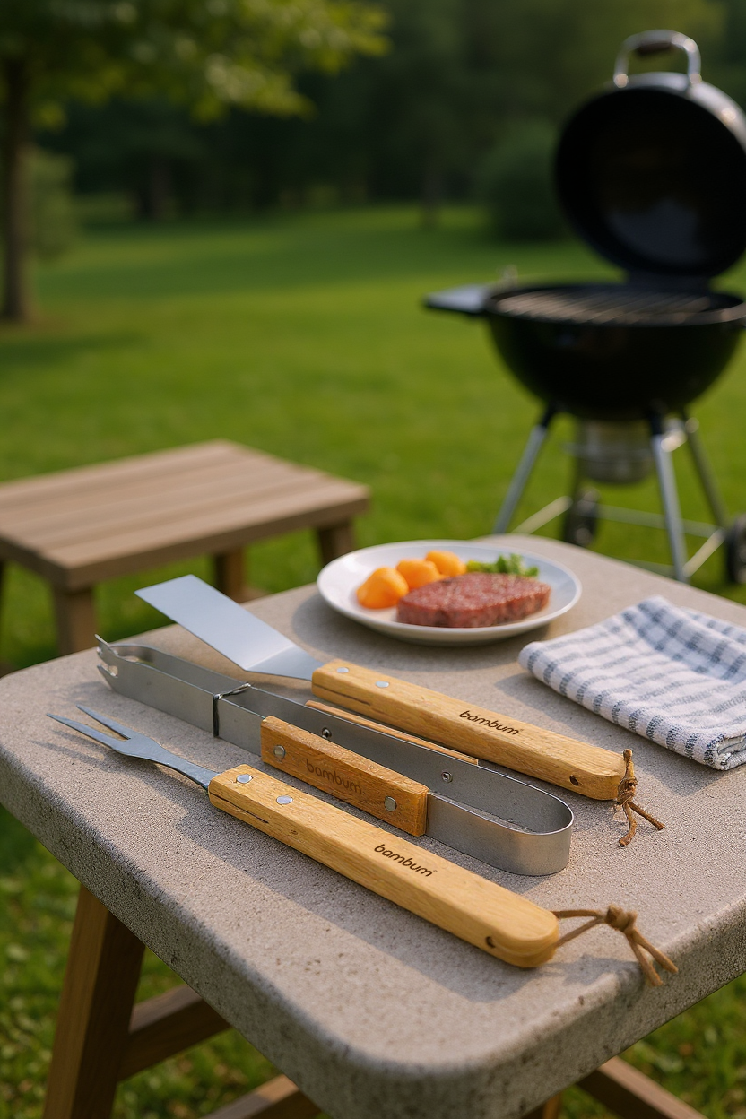 Arkansas - 3 Parça Barbekü Seti 33cm