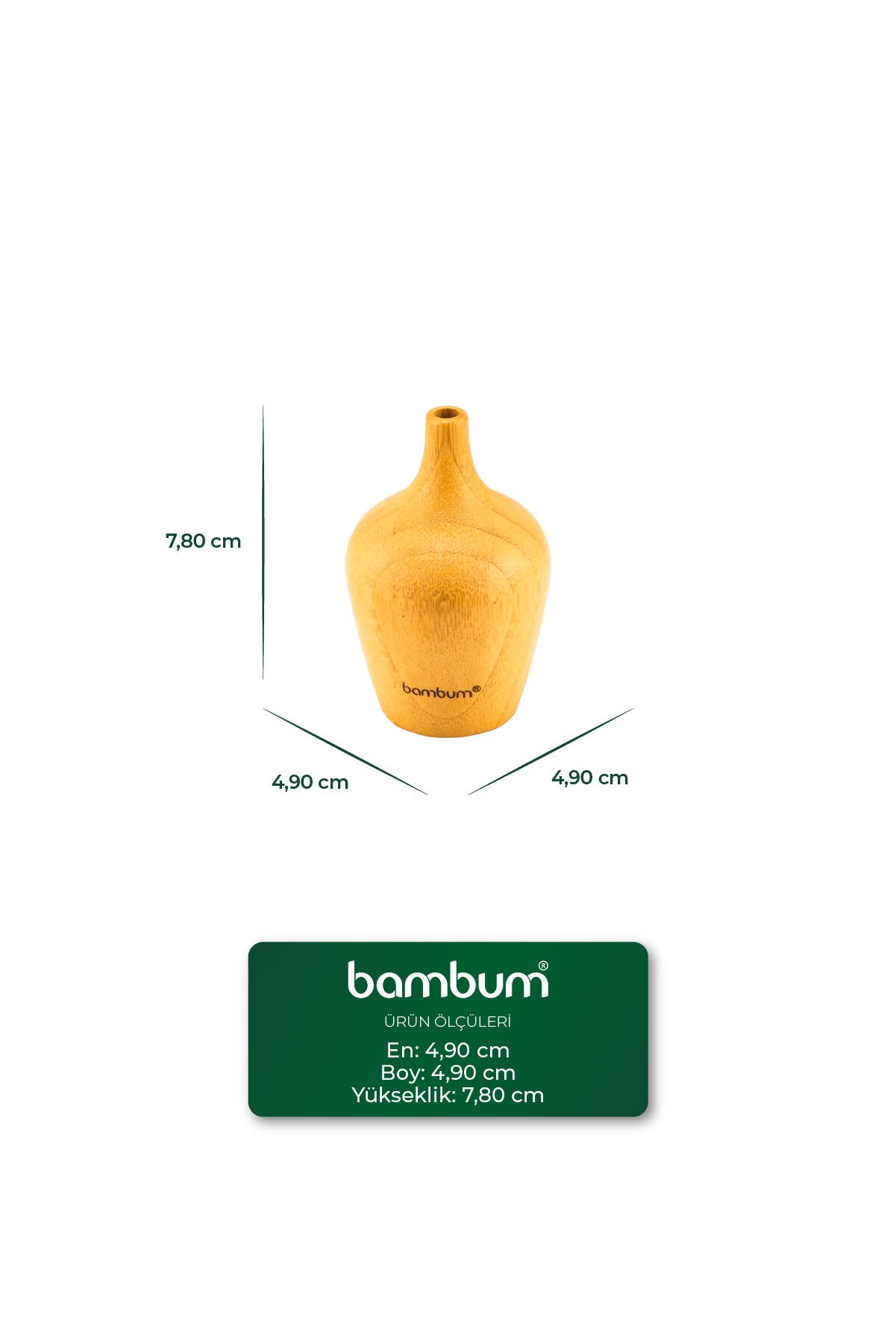 Braga - Bambu Vazo 7,8*4,9cm