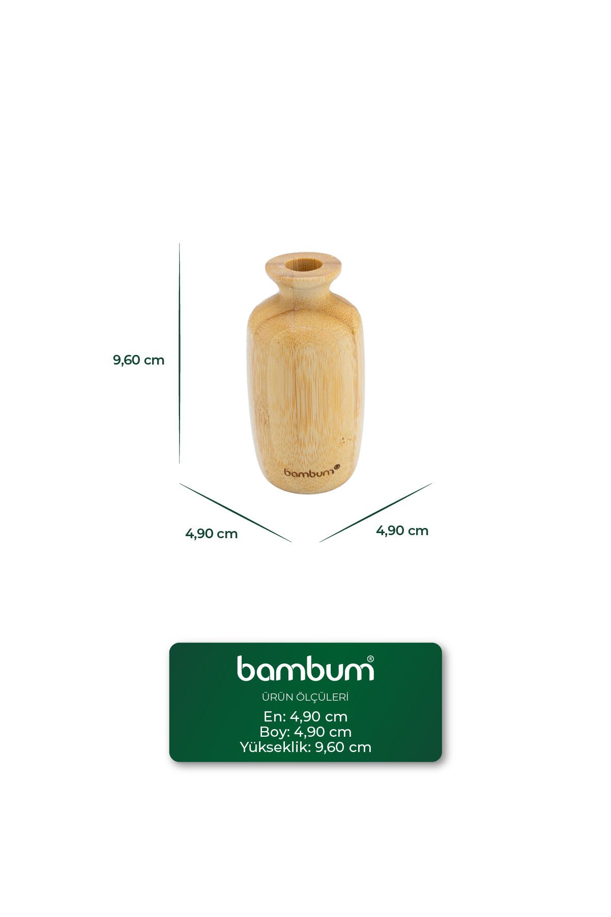 Lodi - Bambu Vazo 9,6*4,9cm