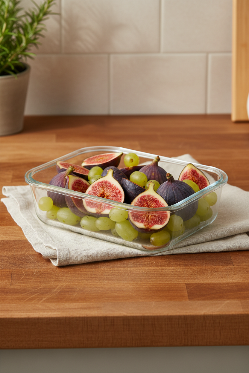 Moira - Cam Kapaklı Kilitli Cam Saklama Kabı 1040 ml